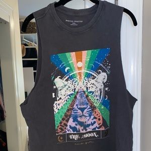 Spiritual gangster graphic tee muscle